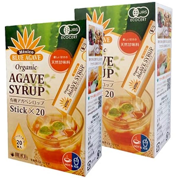 Amazon.co.jp: アルマテラ 有機 アガベシロップ スティック 7g×20包